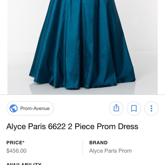 | CLOSET CLEANOUT| Alyce Paris Prom dress - Picture 6 of 6